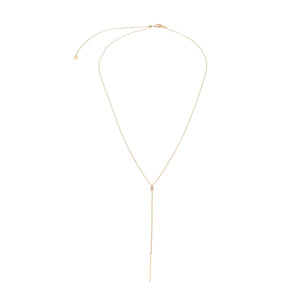 Diamond necklaces with an adjustable chain made in gold