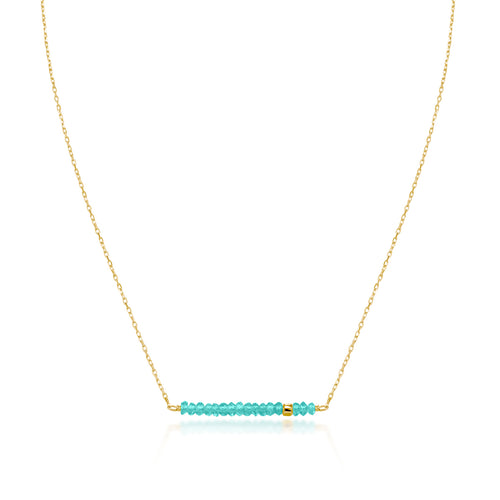 Classic Turquoise Necklace with Adjustable Chain
