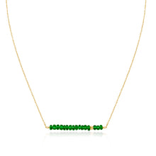 Load image into Gallery viewer, Classic Emerald Necklace with Adjustable Chain