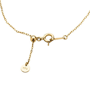 Infinity Gold Choker with Adjustable Chain 