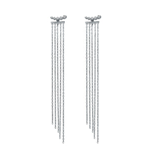 Two Ways Wear Chic Chandelier Diamond Earrings