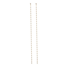 Load image into Gallery viewer, Infinity Gold Long Earrings with Diamonds.