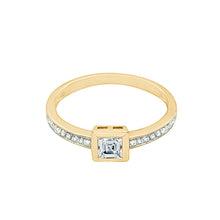 Load image into Gallery viewer, Classic Infinity Princess Cut Diamond Ring