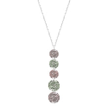 Load image into Gallery viewer, Classic Five Fancy Naked Diamonds Necklace 