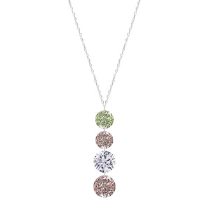 Classic Four Fancy Diamond Necklace 