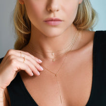Load image into Gallery viewer, Classic Diamond Necklace with an Adjustable Chain