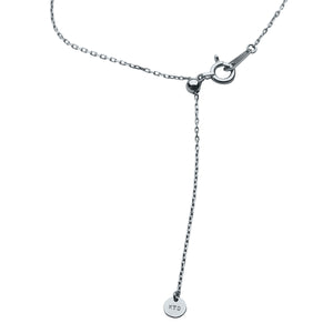 The stunning diamond necklace was designed to wear in two ways. Adjustable chain let you wear this beautiful necklace as a short necklace or long! Be creative, be unique!