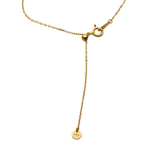 Classic Gold Petite Diamond Cross Necklace