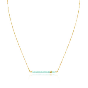 Classic Apatite Bracelet with Adjustable Chain