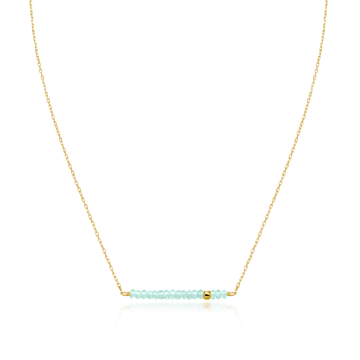 Classic Apatite Bracelet with Adjustable Chain