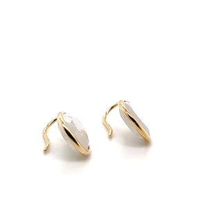Labradorite Gemstone (Moonstone) Gold Earrings