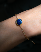 Load image into Gallery viewer, Magical Gemstone Lapis Lazuli Gold Bracelet