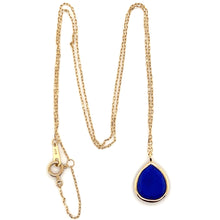 Load image into Gallery viewer, Magical Lapis Lazuli Gemstone Gold Neckalce