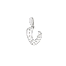 Load image into Gallery viewer, Floating Diamonds Charms Alphabet Letters Pendant