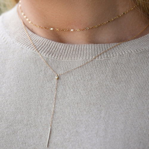 Infinity Gold Choker with Adjustable Chain 